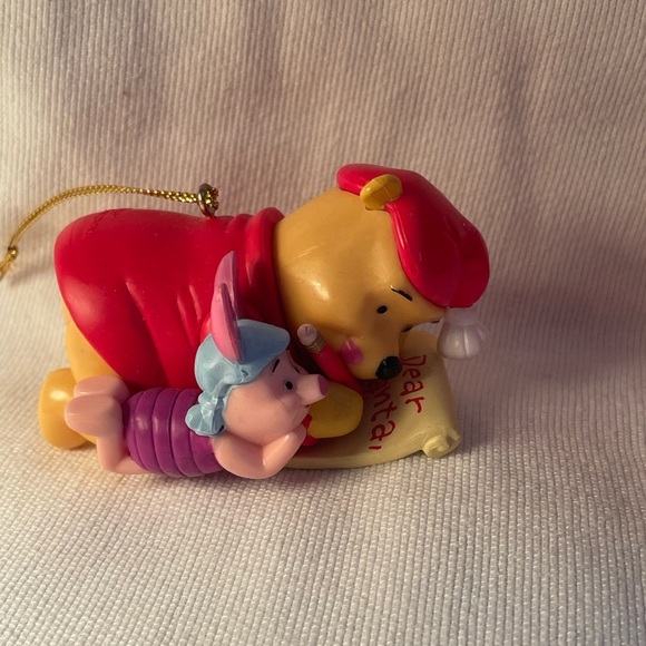 Vintage Disney Winnie the Pooh and Piglet  Christmas List Ornament never used - Picture 5 of 7